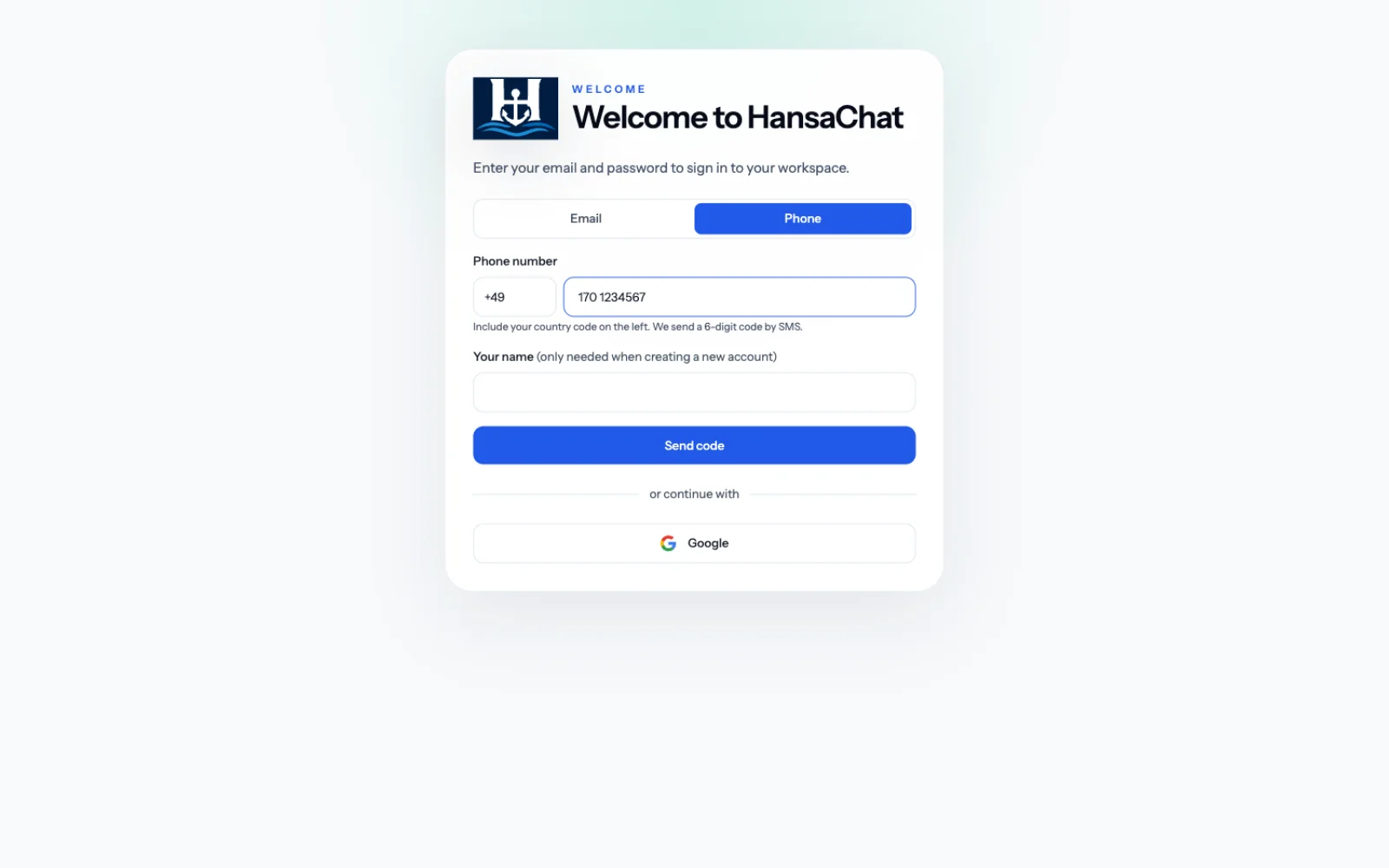 Access by phone or QR — no email